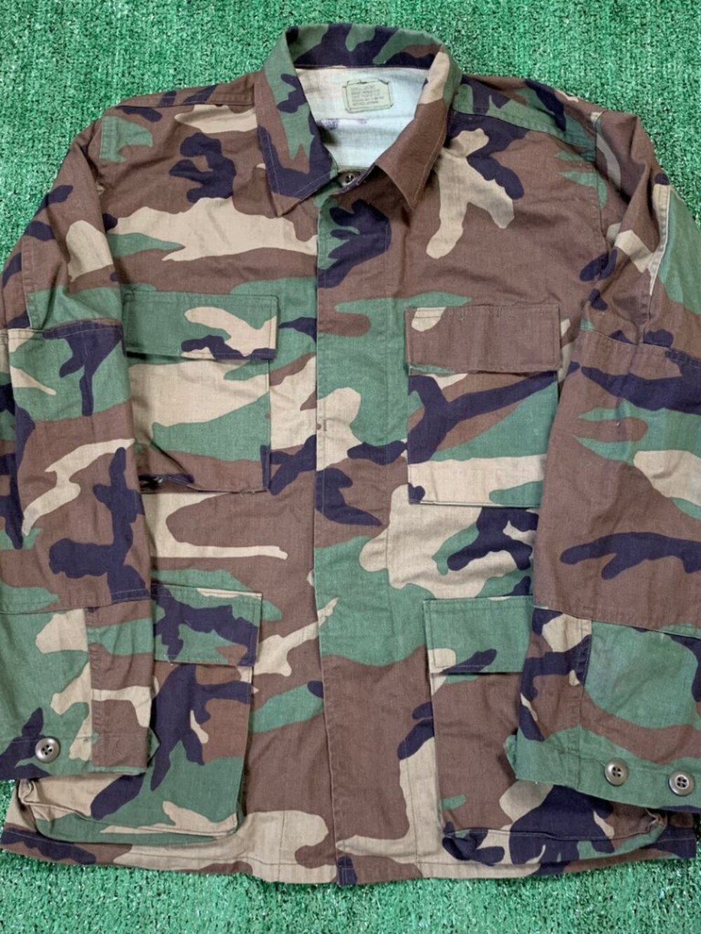 US Military Woodland Camo BDU Field Jacket
